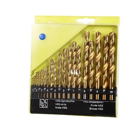 CONJUNT DE BROCADORS HSS 1-10MM /19PCS